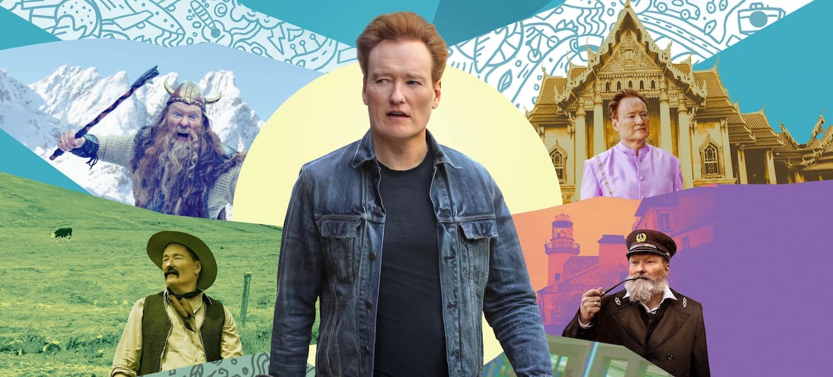 Imagen promocional de 'Siguiendo a Conan O'Brien' de HBO Max