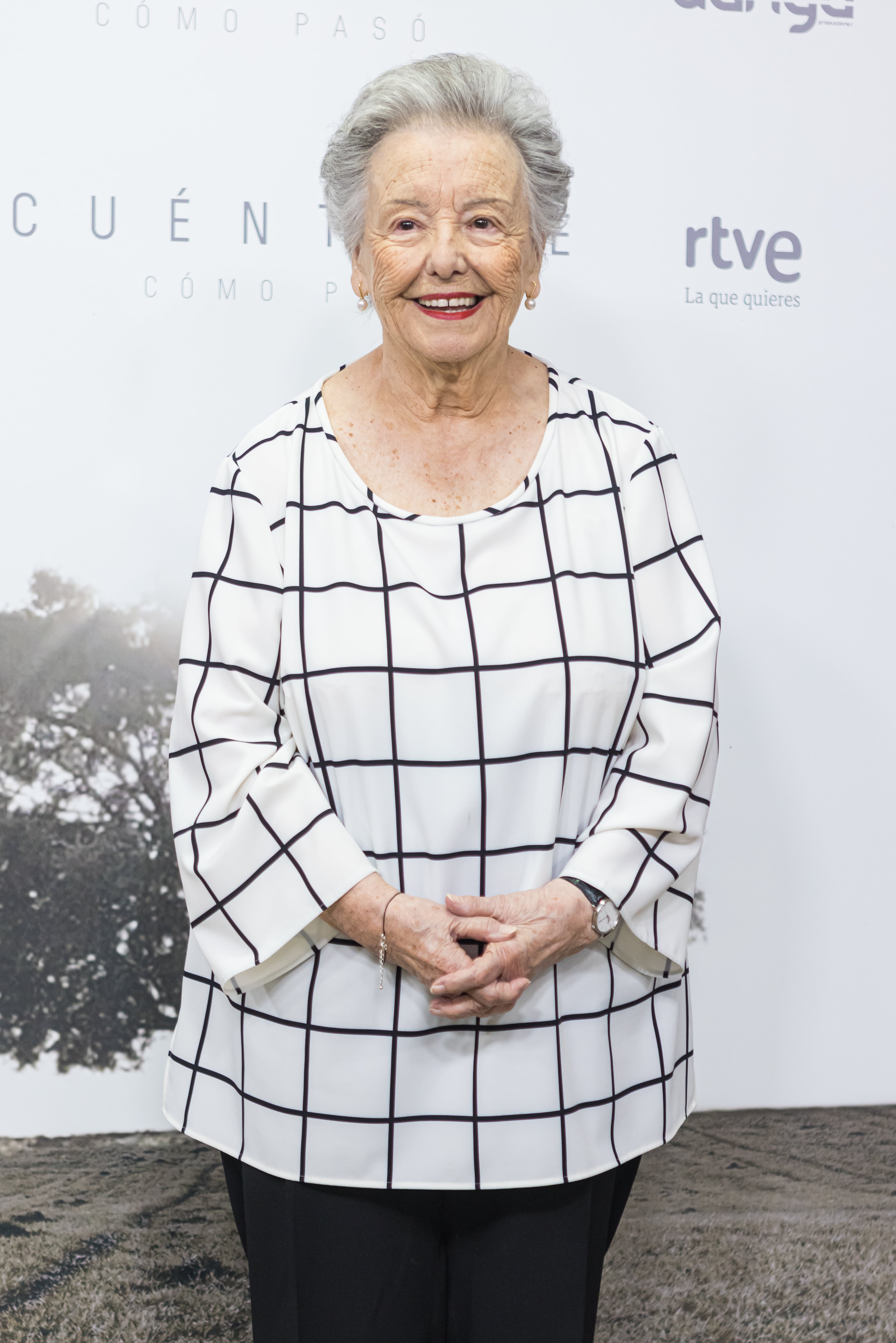 María Galiana en el estreno del último capítulo de Cuéntame