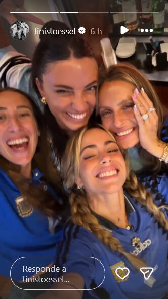 Tini, con la camiseta argentina en la semifinal del Mundial 2026.