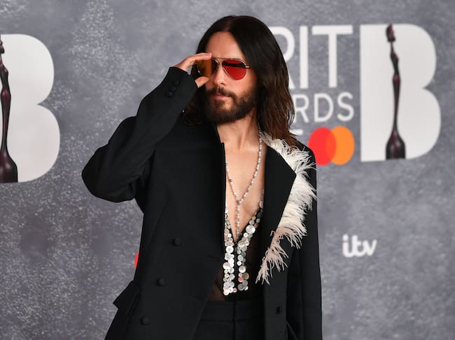 Jared Leto, en la alfombra roja de los premios Brit 2025