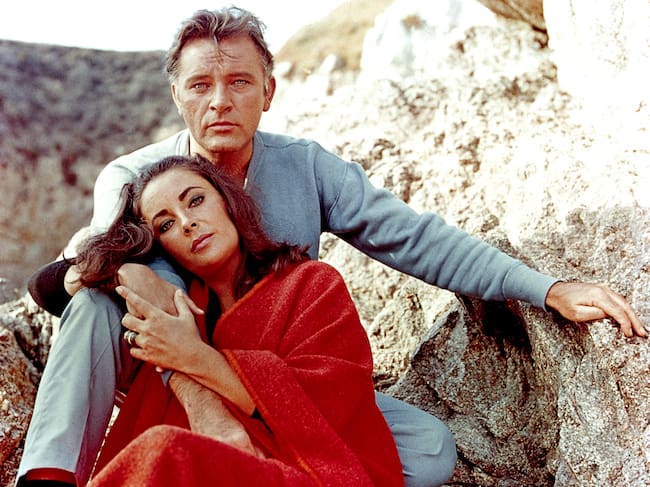 Elizabeth Taylor y Richard Burton en 1965