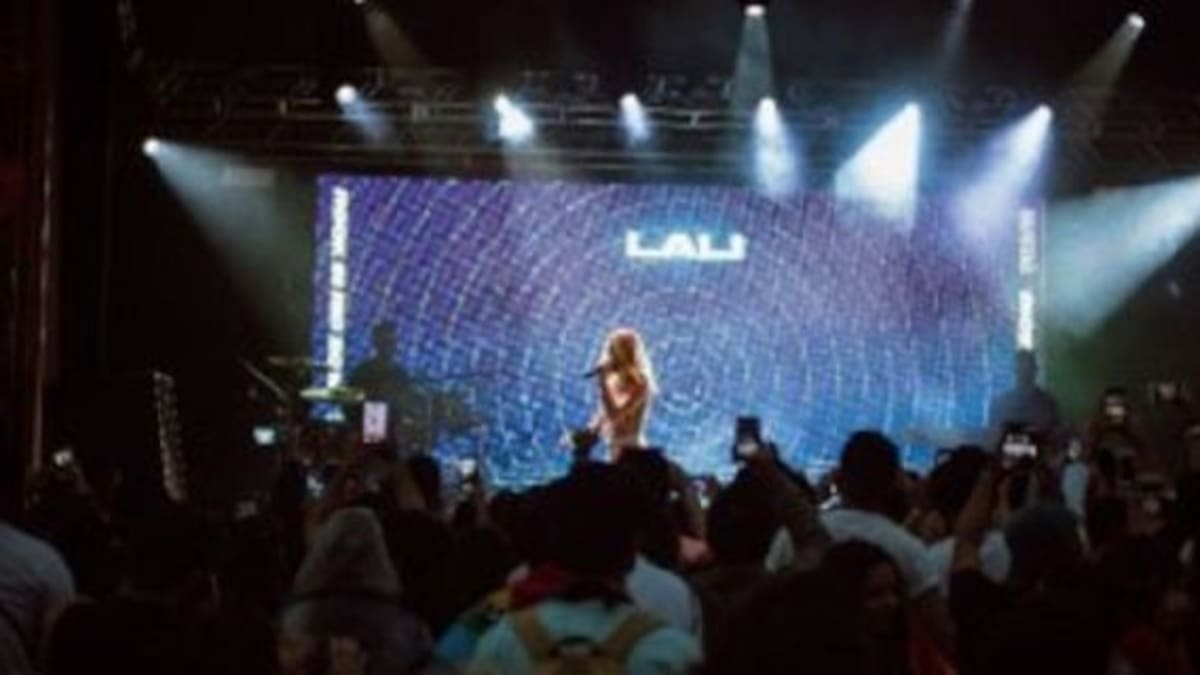 Lali la rompió en Rock In Rio
