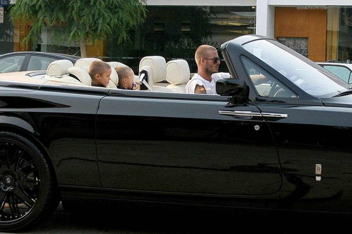 David BEckham tiene una colección de autos de lujo