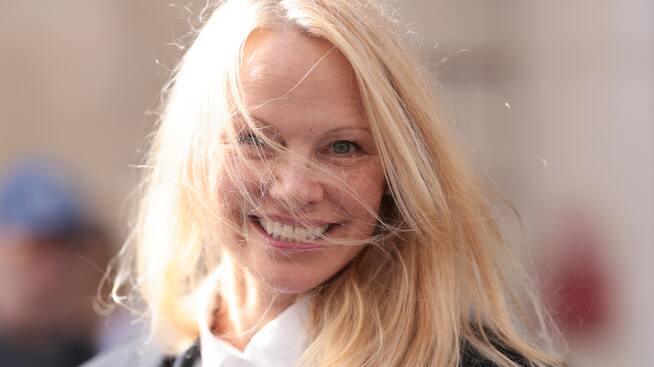 Pamela Anderson, en la Semana de la Moda de París.