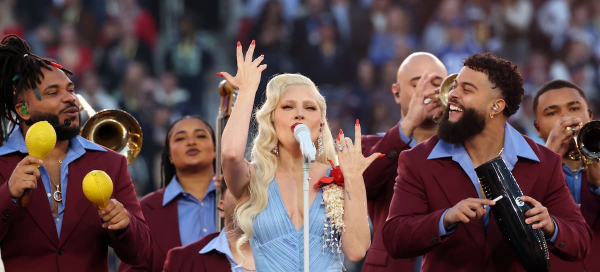 Lady Gaga, en la Super Bowl 2026.