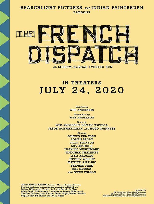 The French Dispatch