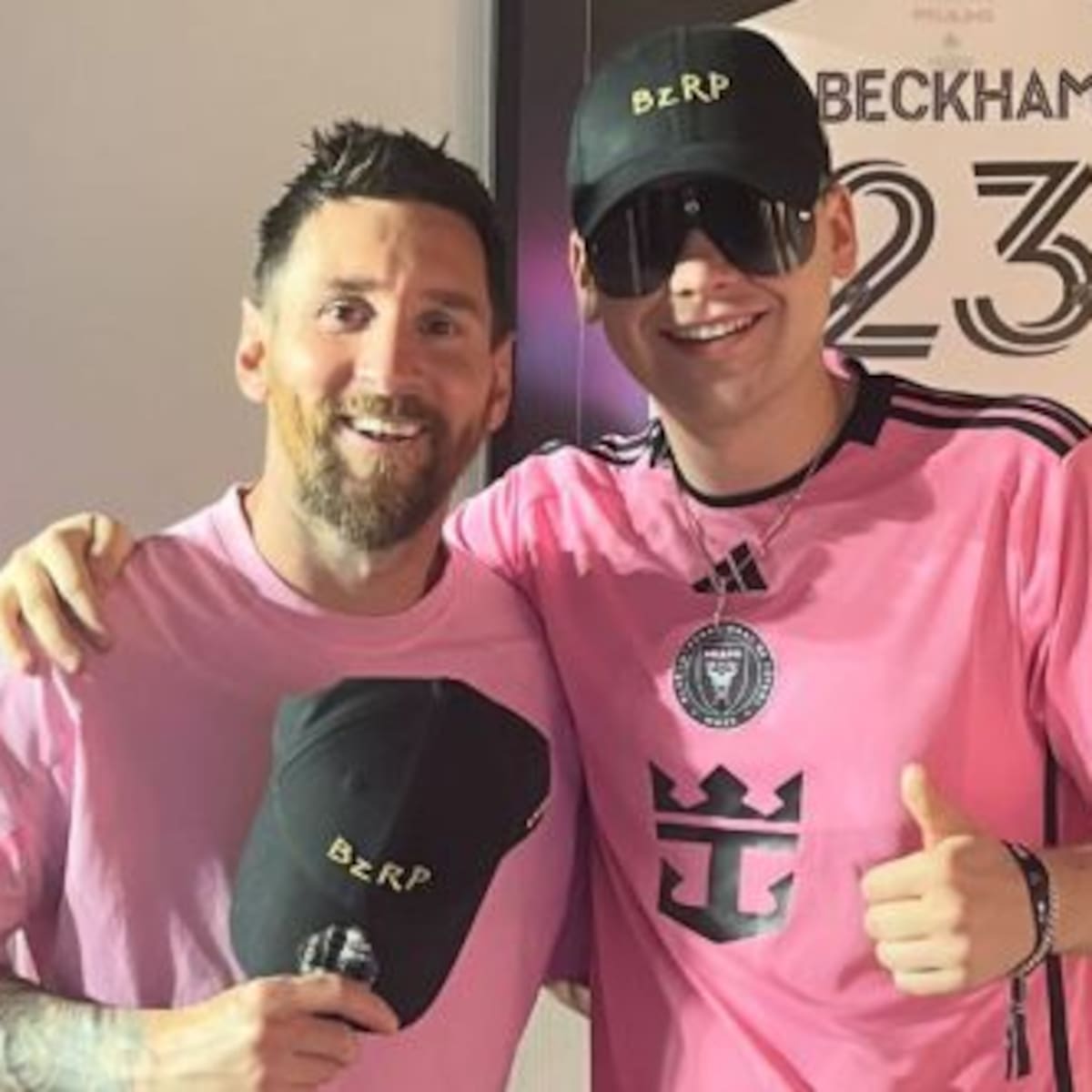¡Mirá el festejo de Bizarrap y Messi en Miami!