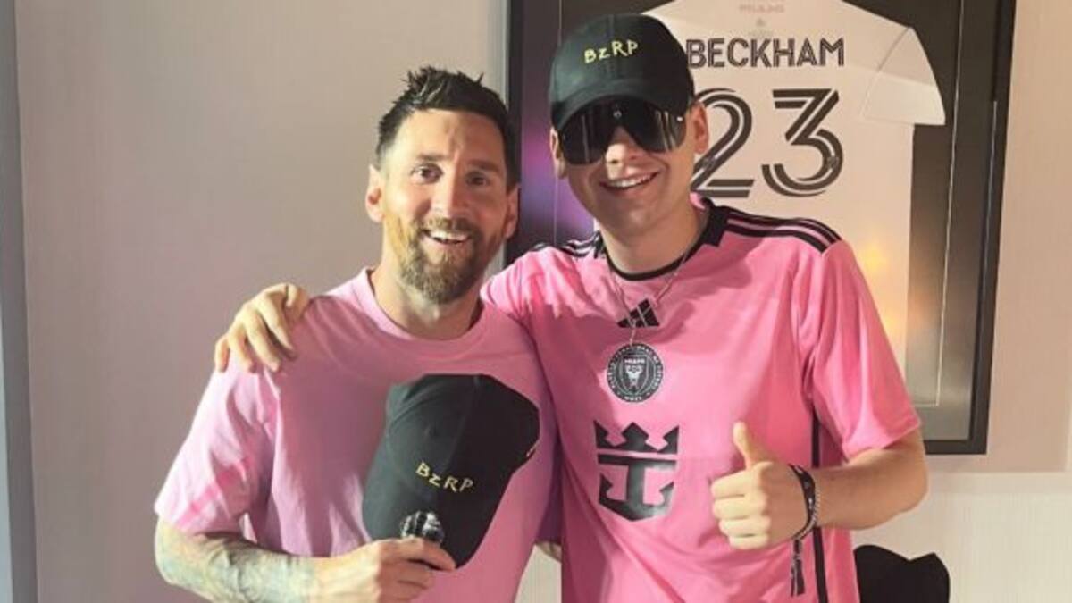 ¡Mirá el festejo de Bizarrap y Messi en Miami!