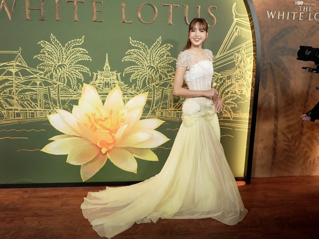 Lisa (Blackpink) en una premiere en 2025