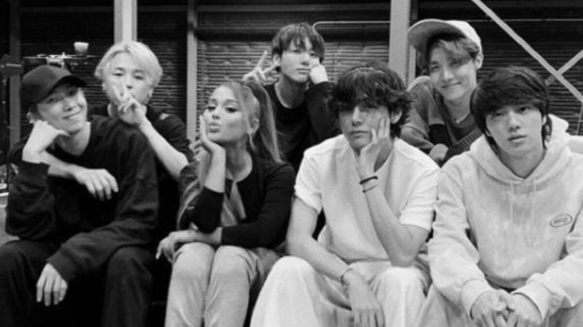 BTS y Ariana Grande estarían preparando una colaboración