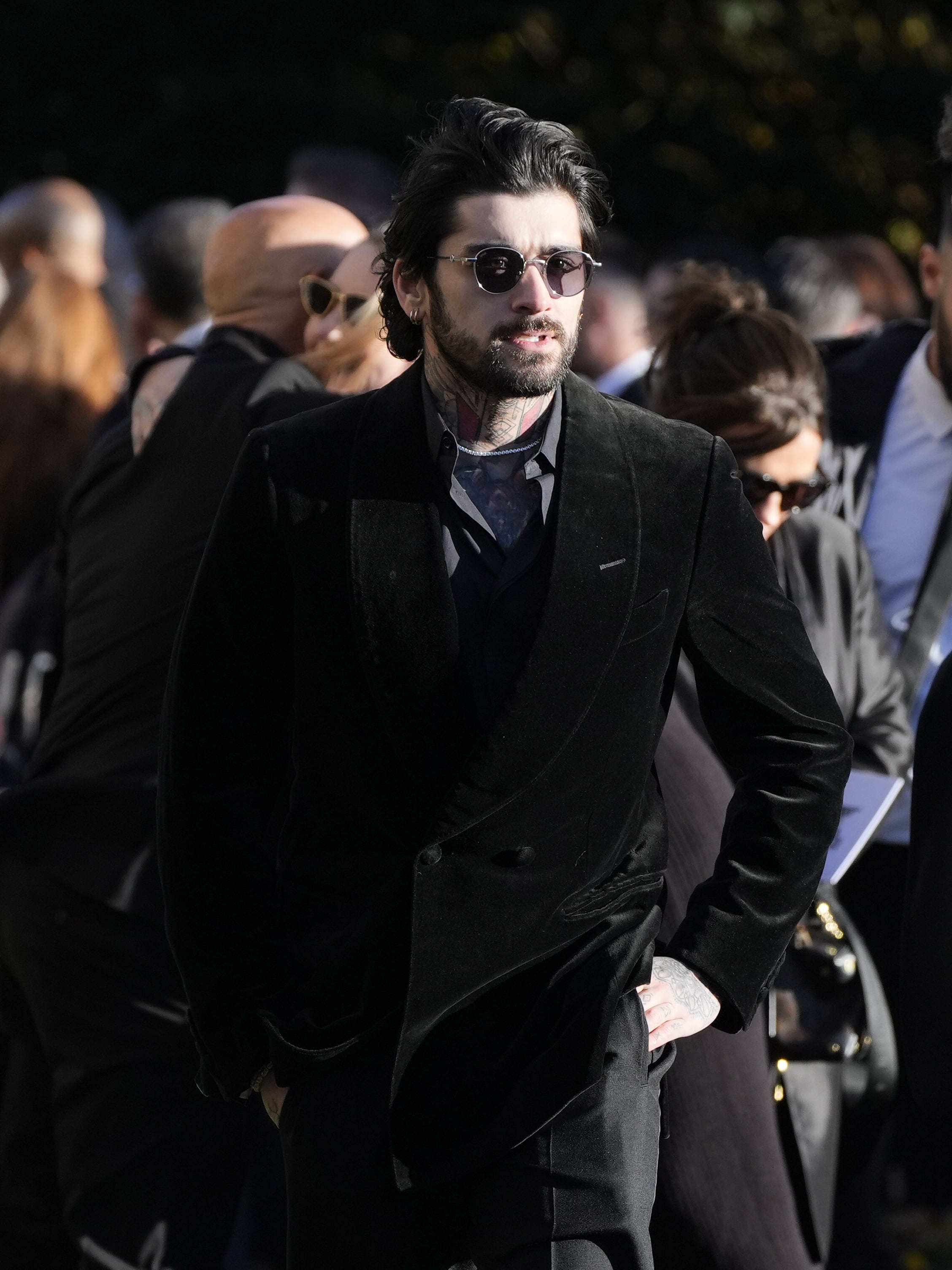 Zayn Malik en el funeral de Liam Payne (Photo by Andrew Matthews/PA Images via Getty Images)