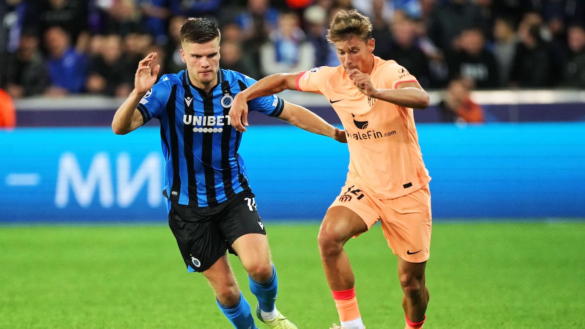 Atlético de Madrid - Brujas: a qué hora y dónde ver en directo el parido de la Champions League en TV y alineaciones confirmadas