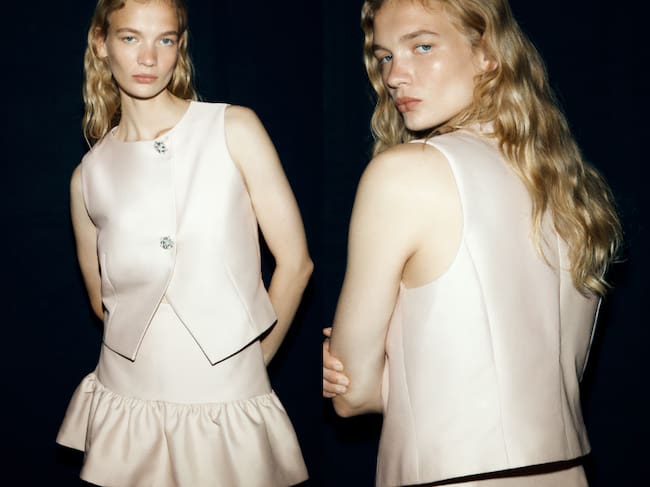 Conjunto rosa nude para Nochevieja // Web de H&M