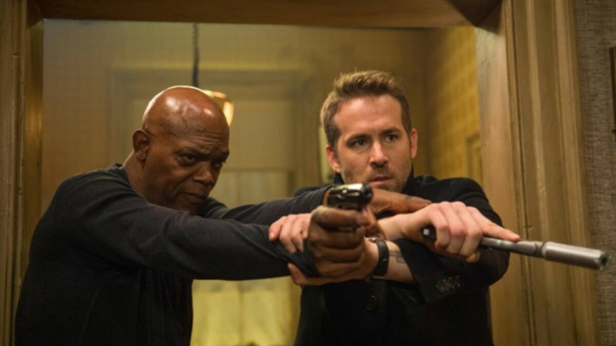 Salma Hayek al rescate de Ryan Reynolds y Samuel L. Jackson