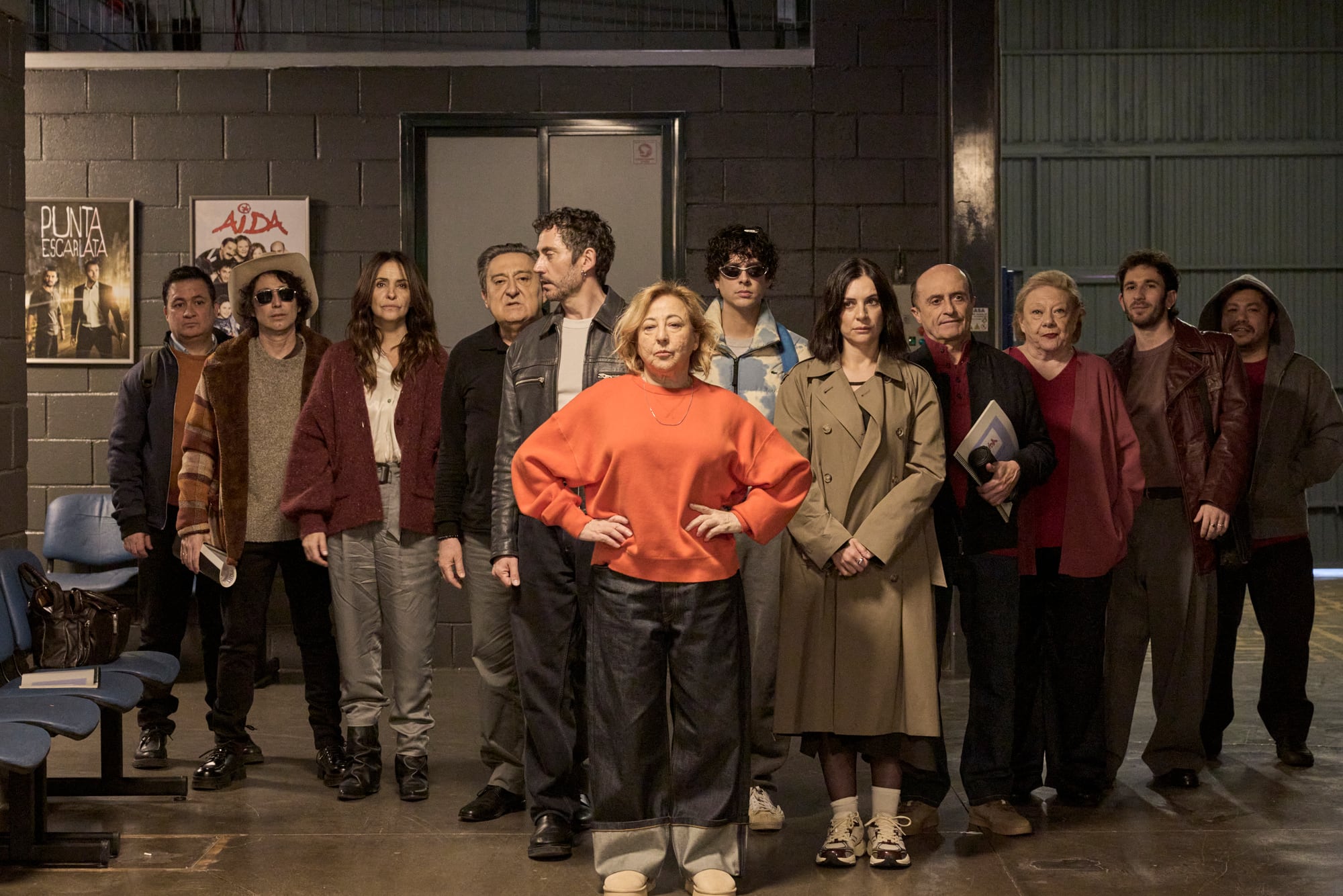Parte del reparto de &#039;Aída y vuelta&#039;. / Jorge Fuembuena / Sony Pictures Spain