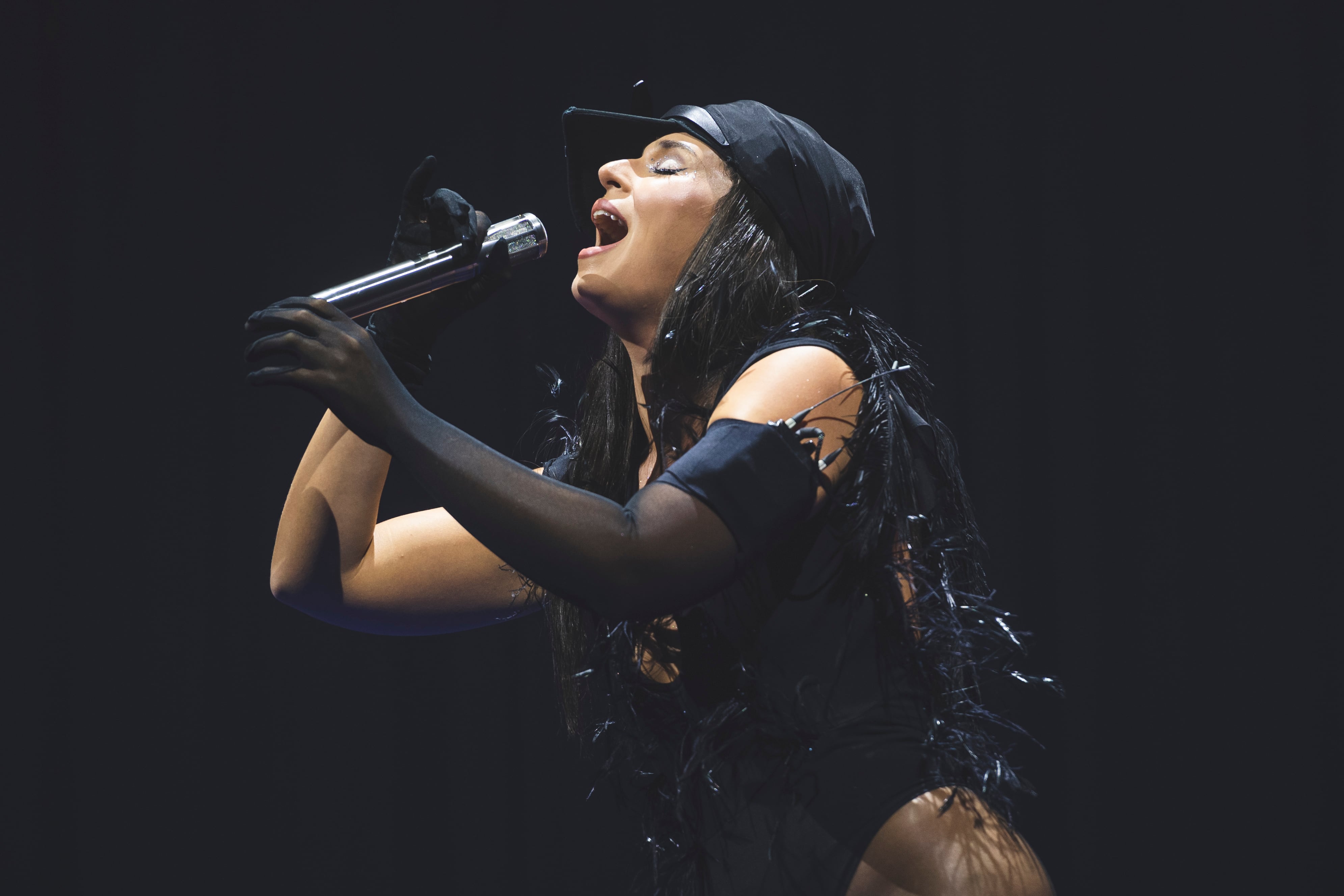 Nathy Peluso en concierto en el Movistar Arena de Madrid.