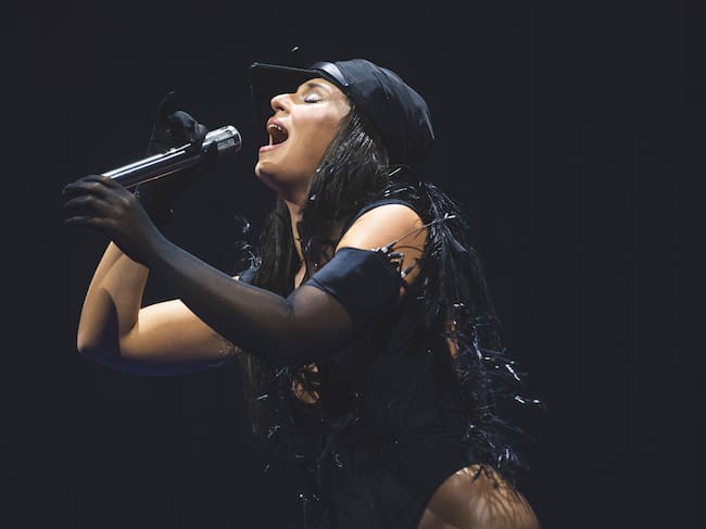 Nathy Peluso en concierto en el Movistar Arena de Madrid.