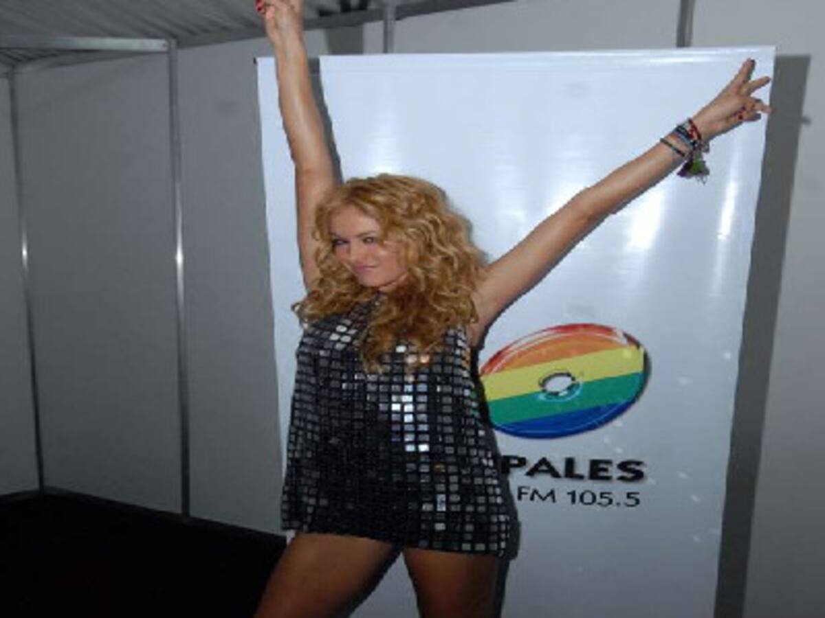 Paulina posó para 40 Principales