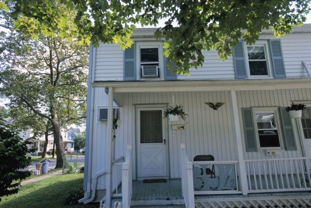 La casa conde creció Bruce Springsteen, en la calle Institute Street en Freehold, Nueva Jersey.