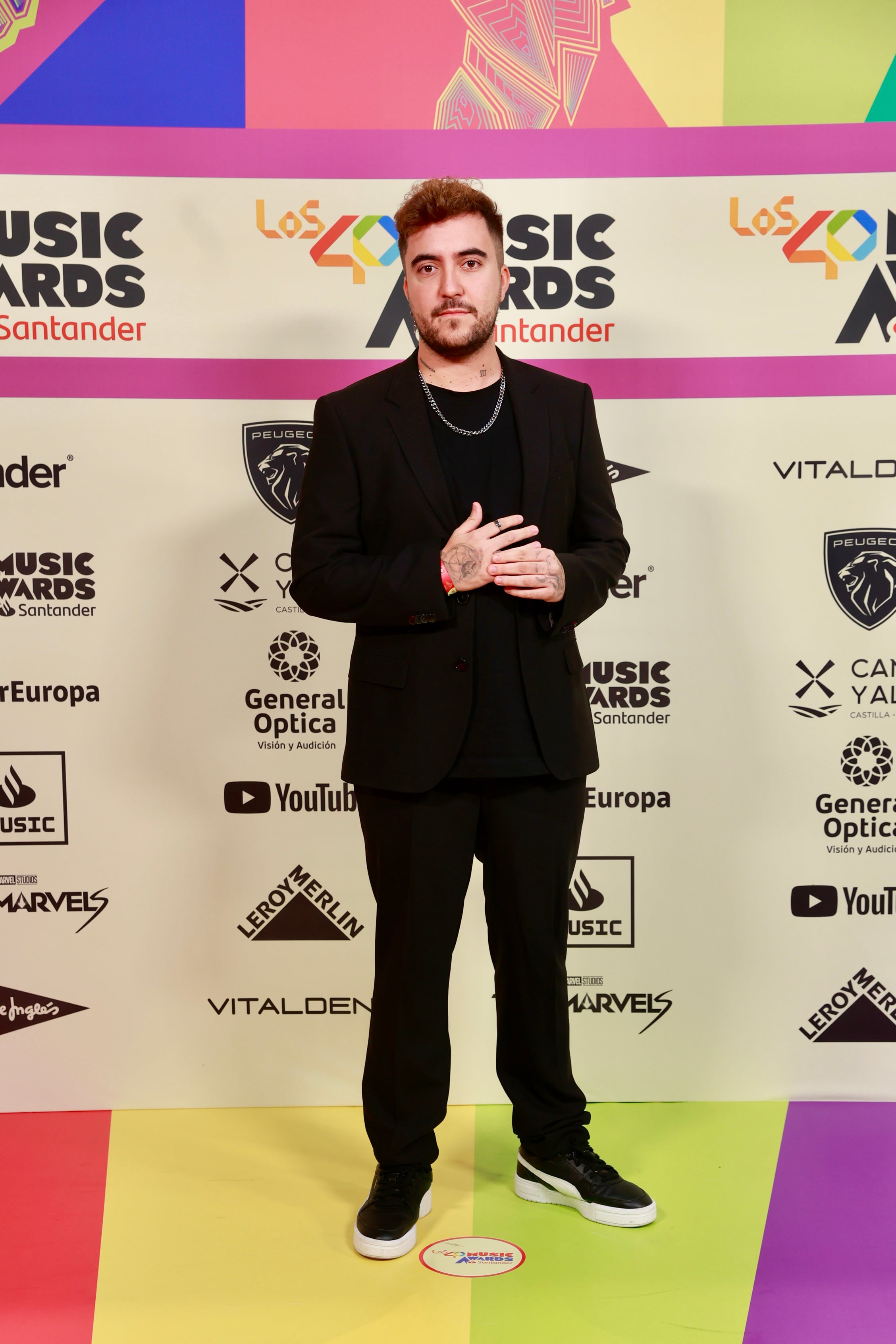 Beret en la alfombra roja de LOS40 Music Awards Santander 2023 / Foto: Jorge París y Elena Buenavista