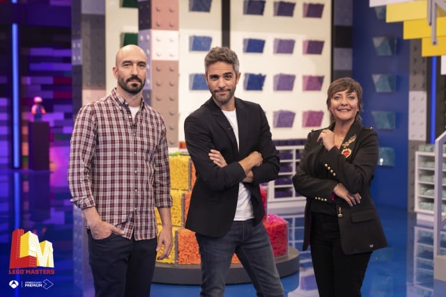 Pablo González, Roberto Leal y Eva Hache en &#039;LEGO Masters&#039;