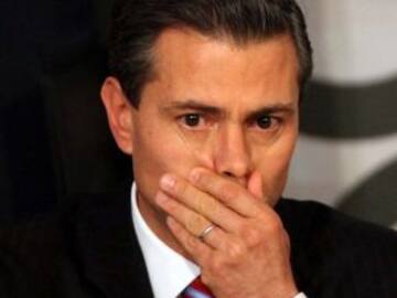 Peña Nieto sufre con el tiempo, otra vez