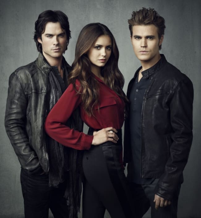 Los tres protagonistas de 'The Vampire Diaries'