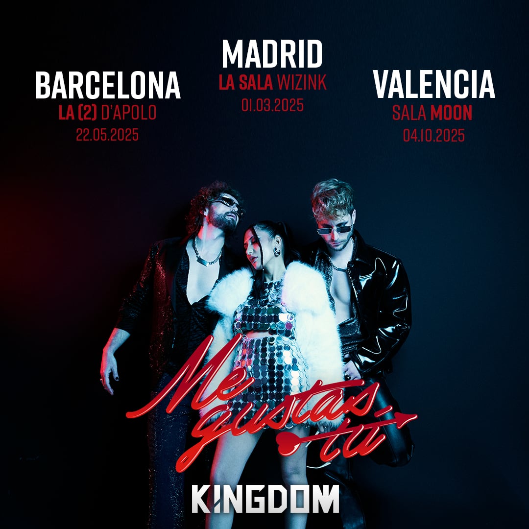 K!NGDOM presenta su próximo gira &#039;Me Gustas Tour&#039; que dará inicio el próximo 1 de marzo en Madrid.