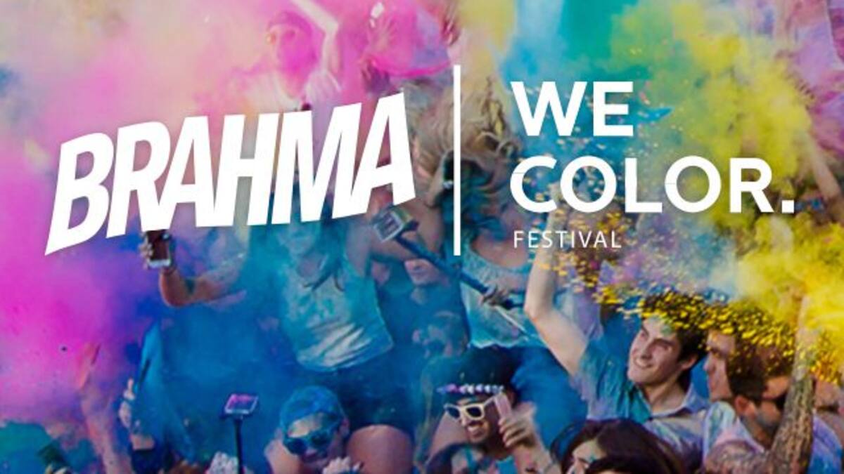 Cerveza Brahma y LOS40 te invitan a We Color Festival