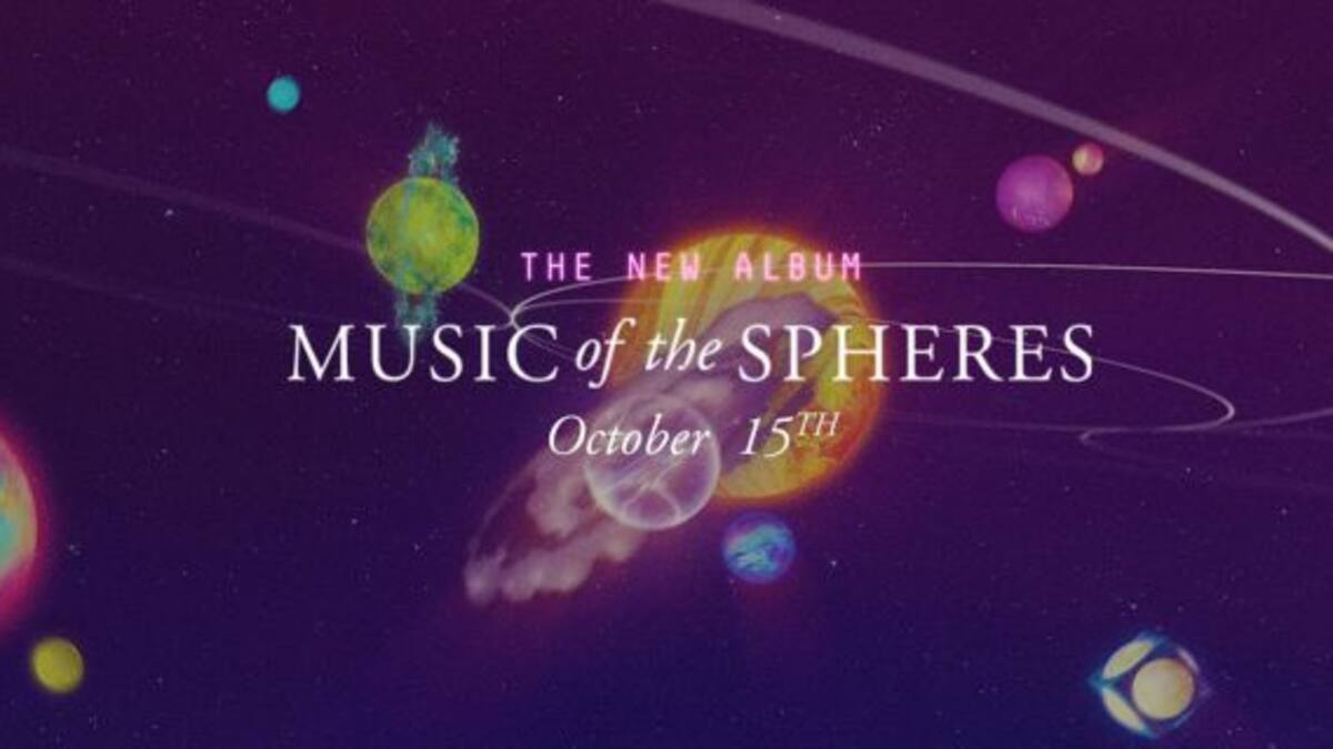 Coldplay confirmó el lanzamiento de su nuevo álbum "Music Of The Spheres"