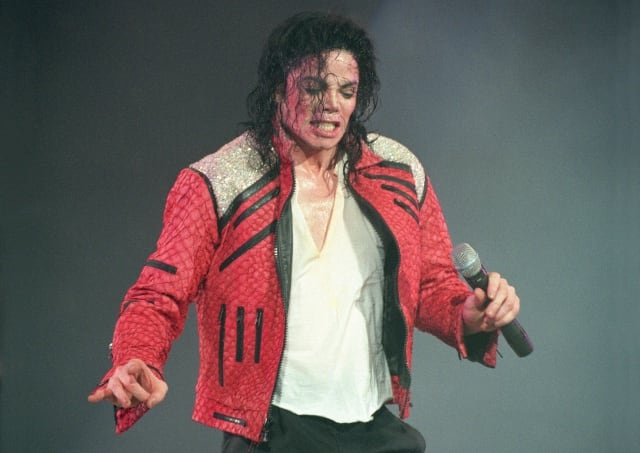 Michael Jackson, durante un show en Brunei en 1996.