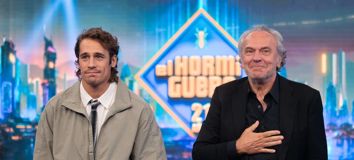 Martiño Rivas y José Coronado, en 'El Hormiguero' de Antena 3