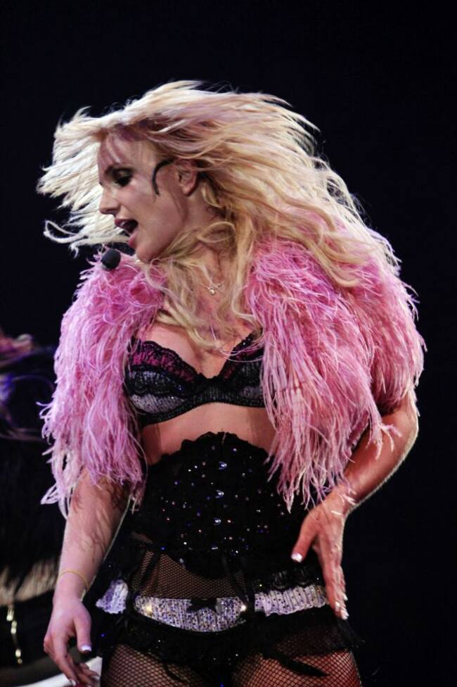 Britney Spears durante su gira 'The Circus Starring Britney Spears' en Florida en 2009.