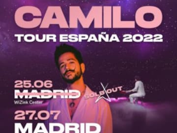 Camilo anuncia nueva fecha en Madrid tras agotar las entradas en el WiZink Center