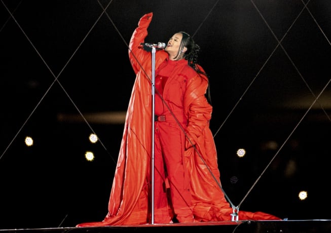 Rihanna en la Super Bowl LVII