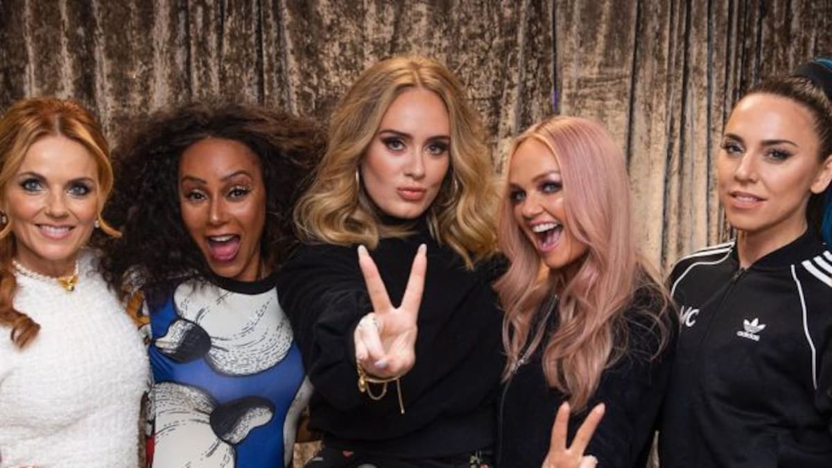 Adele, como una fan enloquecida más, en el concierto de Spice Girls