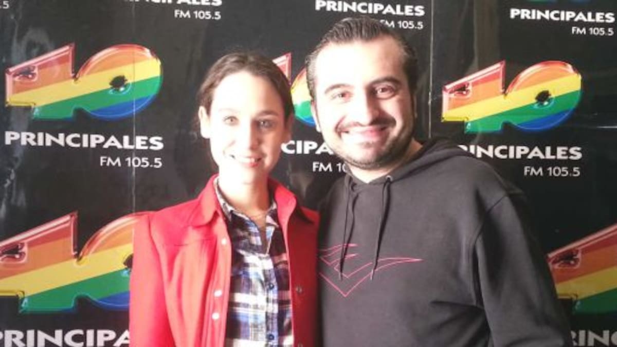 Daniela Herrero pasó por 40 Principales