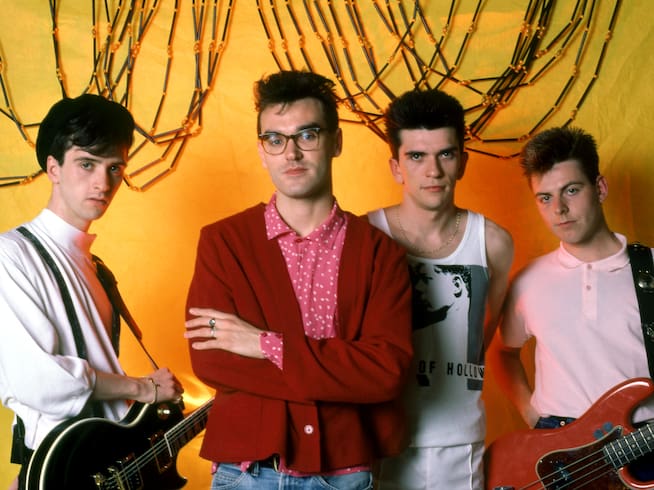 The Smiths en un retrato de 1989