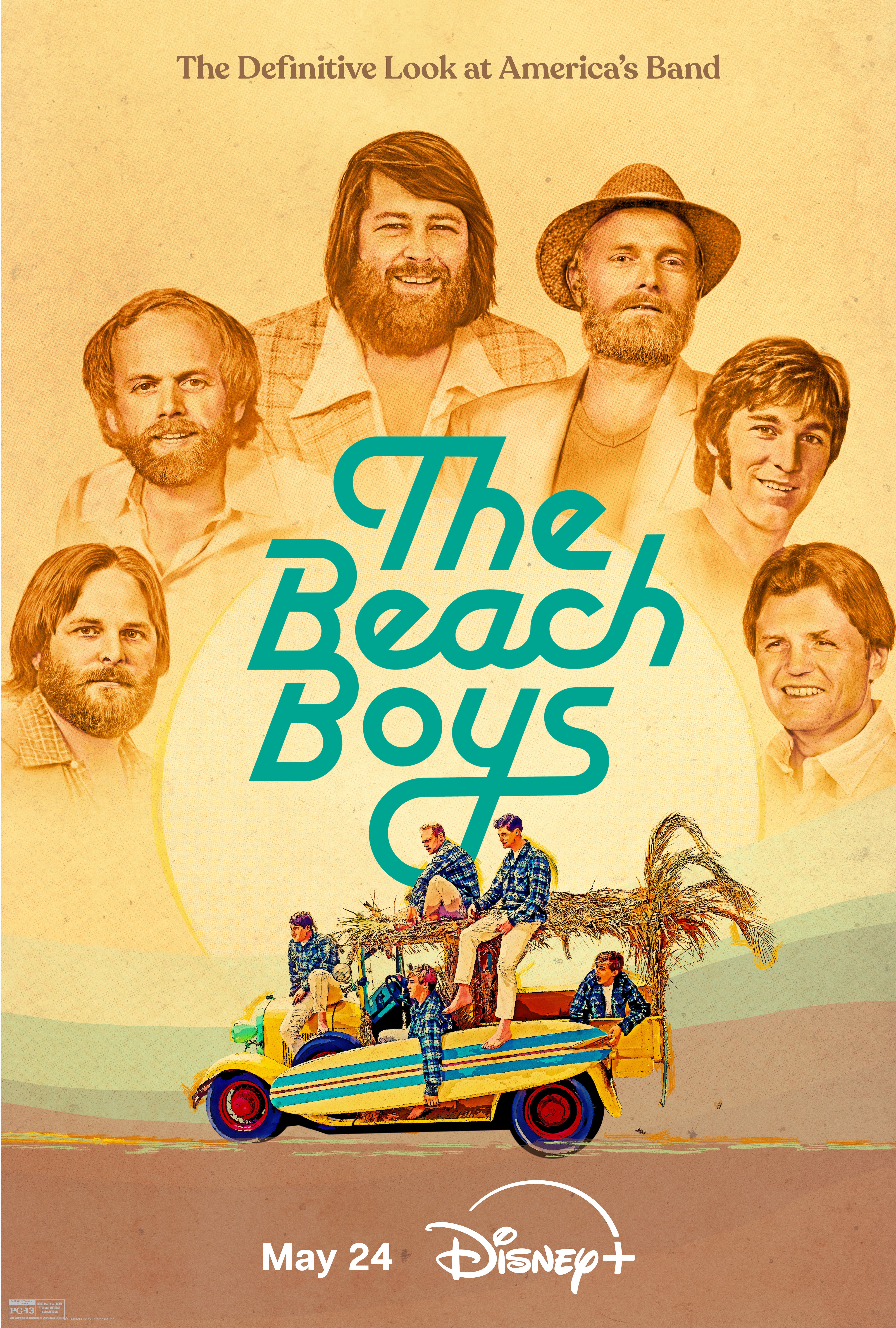 Cartel del documental &#039;The Beach Boys&#039;