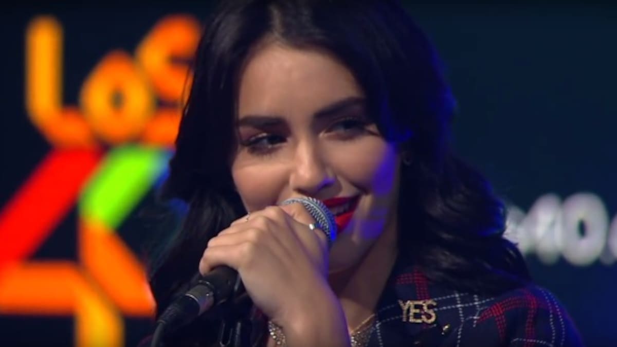 Lali y su espectacular LOS40 Básico en Argentina
