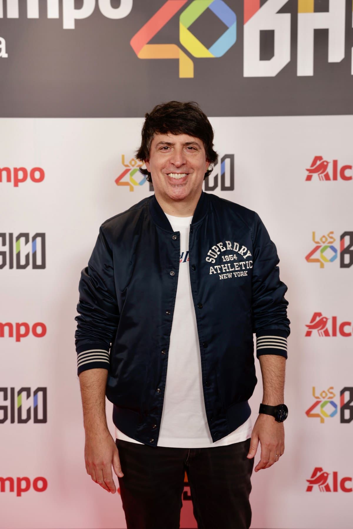 Dani Moreno, 'El Gallo' de LOS40. no quiso perderse el concierto Básico de Pablo Alborán.