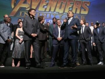 Así vivieron los actores de Avengers la premier de la película