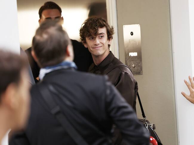 Guitarricadelafuent llegando al desfile de Fendi