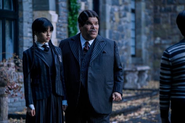 Jenna Ortega en el papel de Miércoles Addams.