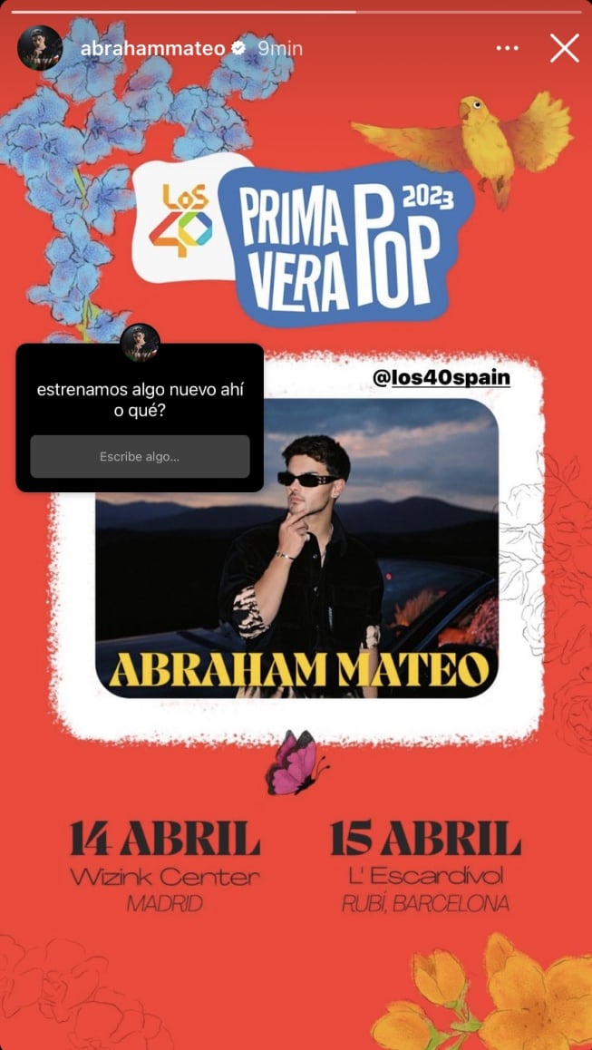 Abraham Mateo via Instagram stories