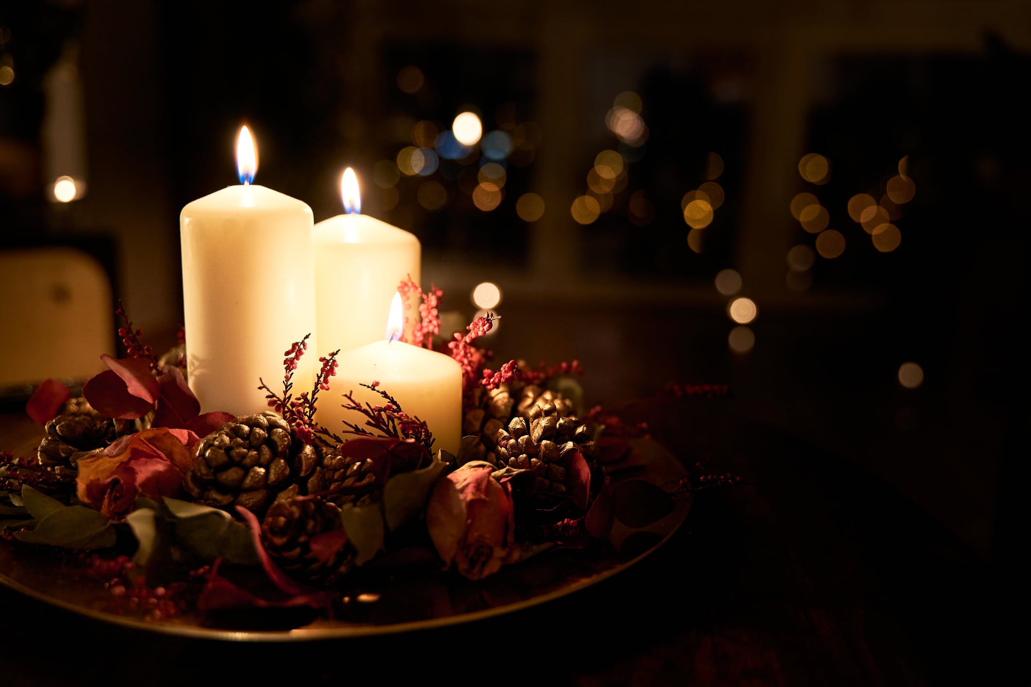 Centro de mesa para Navidad