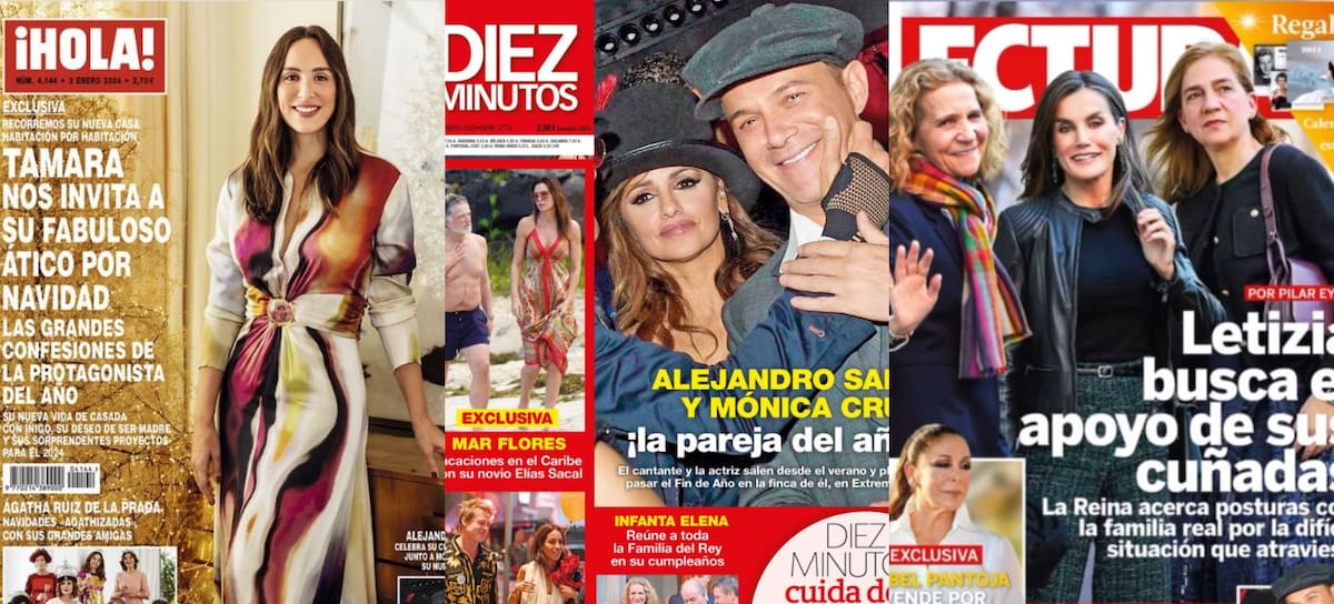 Las portadas de las revistas del corazón de hoy, 27 de diciembre (Instagram)