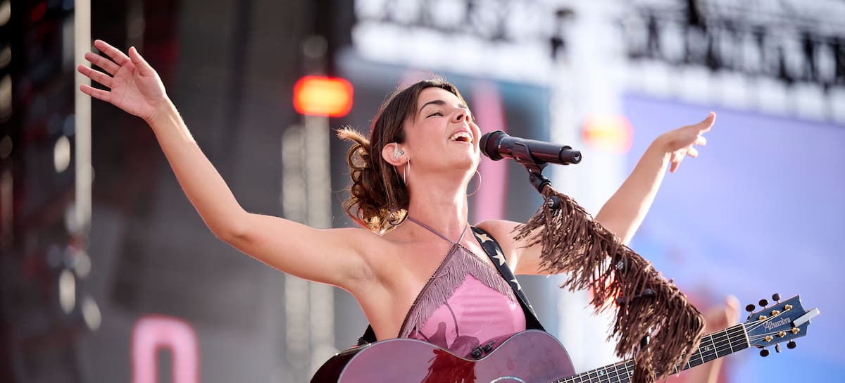Mafalda Cardenal en el Coca Cola Music Experience de 2025.