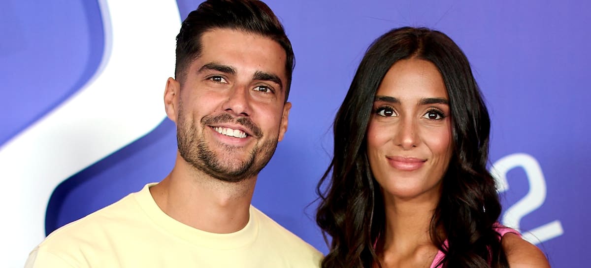 Mario González y Claudia Martínez, en el estreno de 'Del Revés 2 (Inside Out 2)', en Madrid.