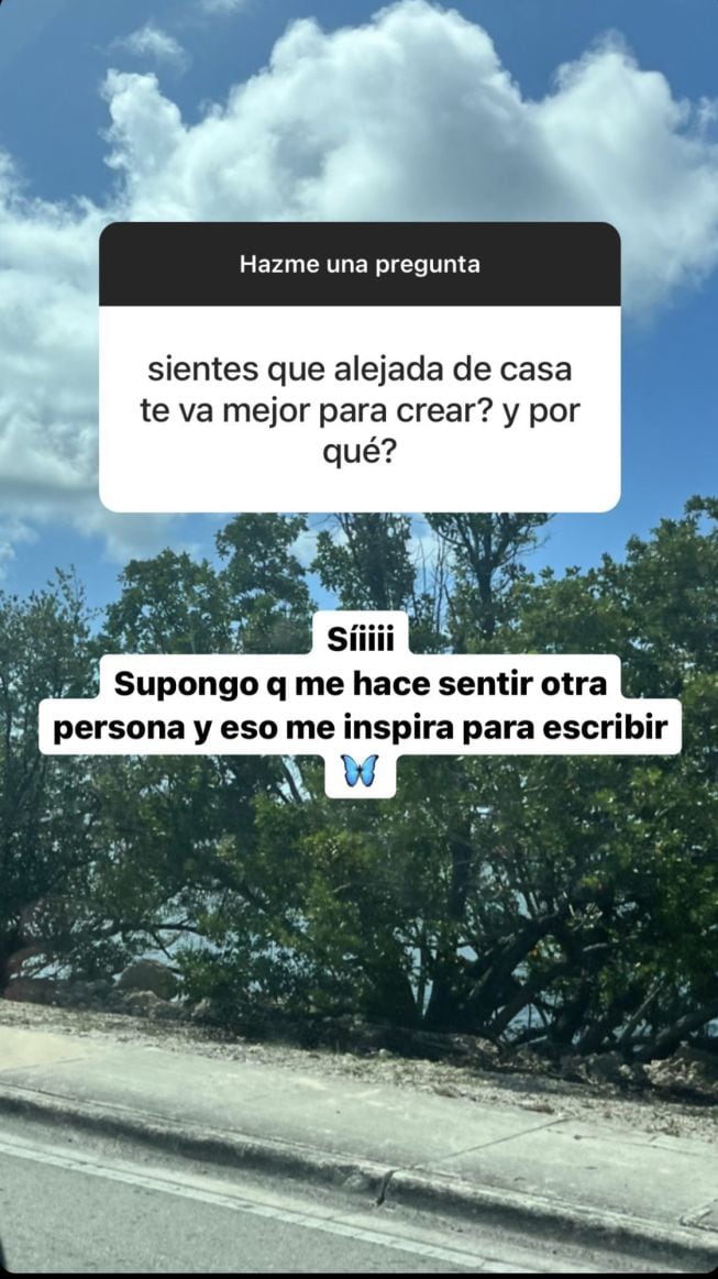 Rigoberta Bandini a través de Instagram Stories